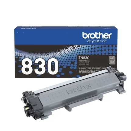 Brother TN830 Black Genuine OEM Toner Cartridge - 1,200 pages