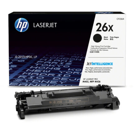 HP 26X (CF226X) Black Genuine OEM Toner Cartridge – 9,000 pages