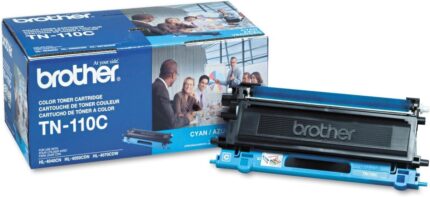 Brother TN110C Cyan Genuine OEM Toner Cartridge - 1,500 pages