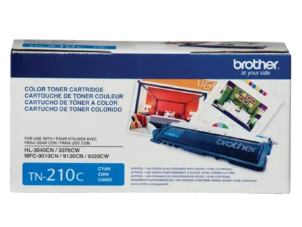 Brother TN210C Cyan Genuine OEM Toner Cartridge - 1,400 pages