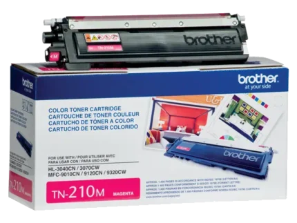 Brother TN210M Magenta Genuine OEM Toner Cartridge - 1,400 pages