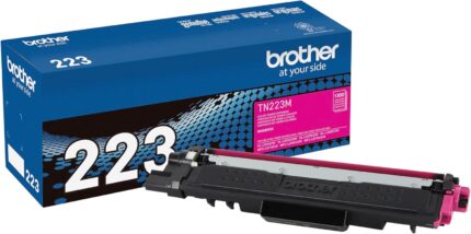 Brother TN-223M Magenta Genuine OEM Toner Cartridge - 1,300 pages