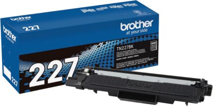 Brother TN-227BK Black Genuine OEM Toner Cartridge - 3,000 pages