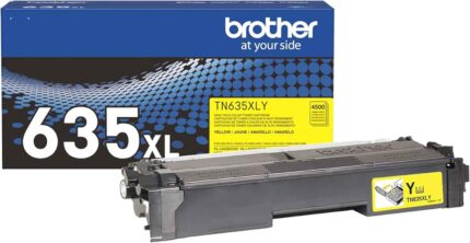 Brother TN635XLY Yellow Genuine OEM Toner Cartridge - 4,500 pages