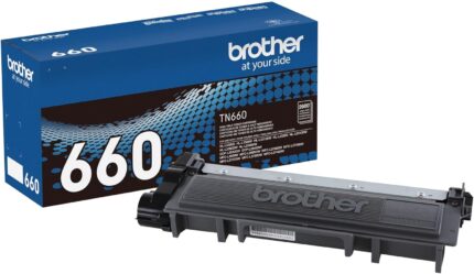 Brother TN660 High-Yield Black Genuine OEM Toner Cartridge - 2,600 pages