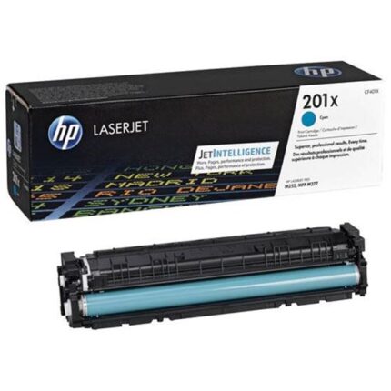 HP 201X (CF401X) Cyan Genuine OEM Toner Cartridge – 2,300 pages
