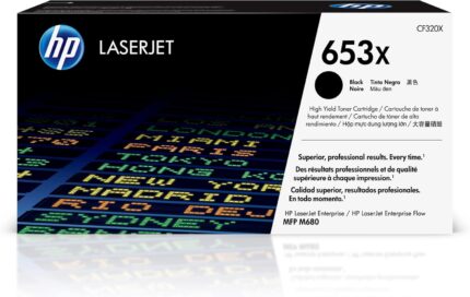 HP 653X (CF320X) Black Genuine OEM Toner Cartridge – 21,000 pages