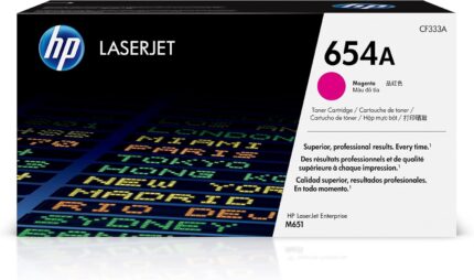 HP 654A (CF333A) Magenta Genuine OEM Toner Cartridge – 15,000 pages