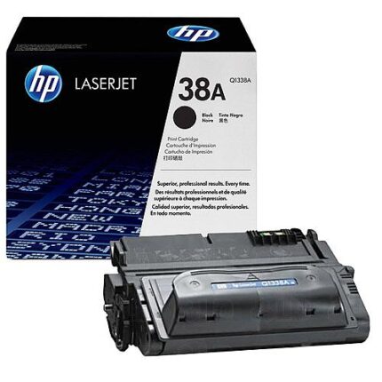 HP 38A (Q1338A) Black Genuine OEM Toner Cartridge – 12,000 pages