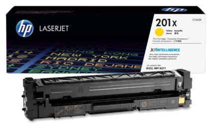 HP 201X (CF402X) Yellow Genuine OEM Toner Cartridge – 2,300 pages